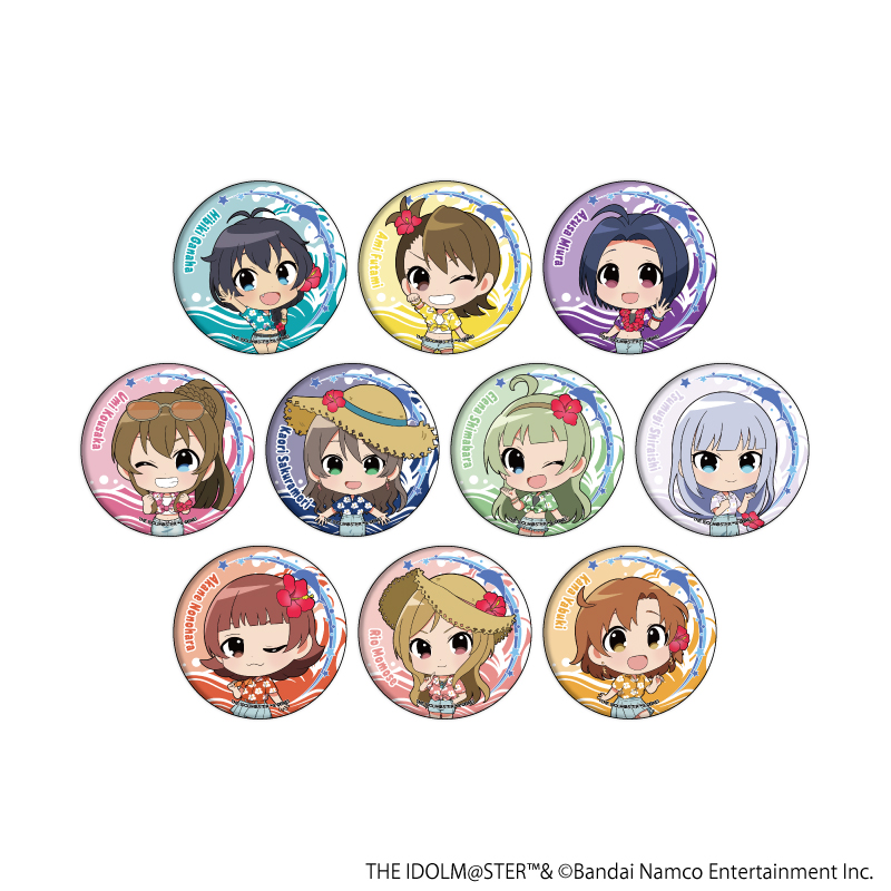 アイドルマスター ミリオンライブ！_缶バッジ11/はいさい！ver. コンプリートセット(全10種)(ミニキャライラスト)【コンプリートセット/10個入り】
