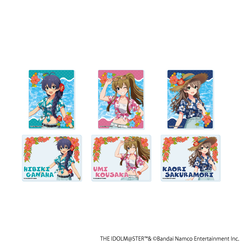 アイドルマスター ミリオンライブ！_アクリルカード04/はいさい！ver. コンプリートセット(全6種)(描き下ろしイラスト)【コンプリートセット/6個入り】