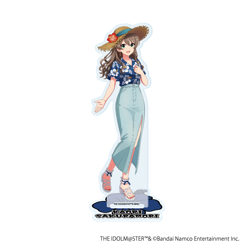 アイドルマスター ミリオンライブ！_アクリルスタンド12/桜守 歌織 はいさい！ver.(描き下ろしイラスト)