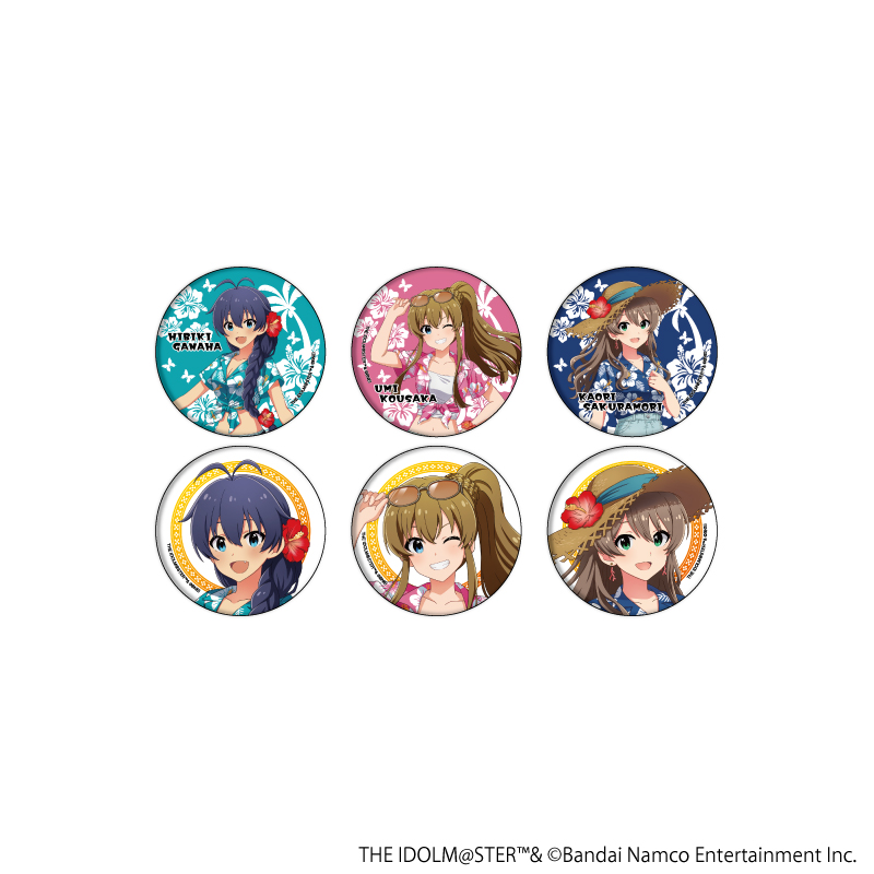 アイドルマスター ミリオンライブ！_缶バッジ10/はいさい！ver. コンプリートセット(全6種)(描き下ろしイラスト)【コンプリートセット/6個入り】