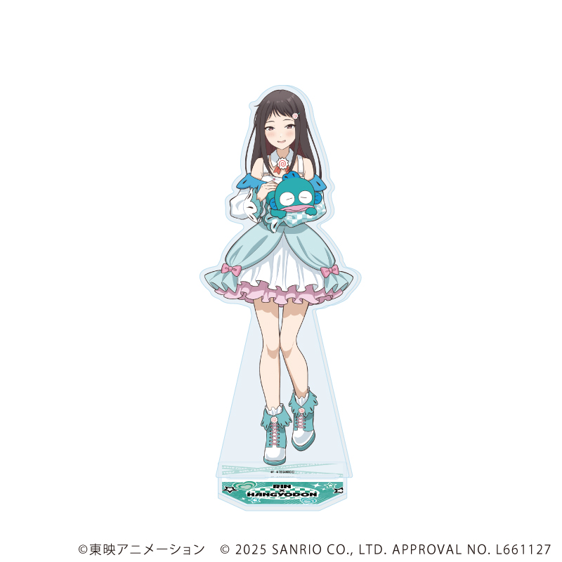 ガールズバンドクライ×サンリオキャラクターズ_BIGアクリルスタンド08/リン×ハンギョドン(コラボイラスト)