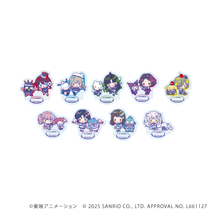 ガールズバンドクライ×サンリオキャラクターズ_アクリルぷち