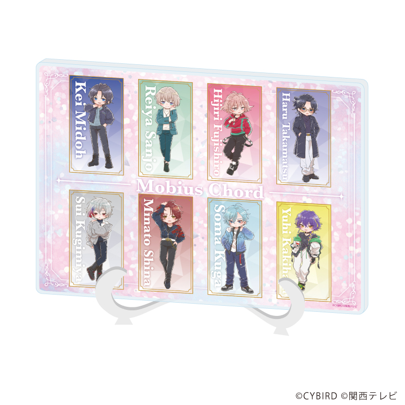 メビウス・コード_(A5サイズ)_アクリルアートボード01/コマ割りデザイン(グラフアートイラスト)