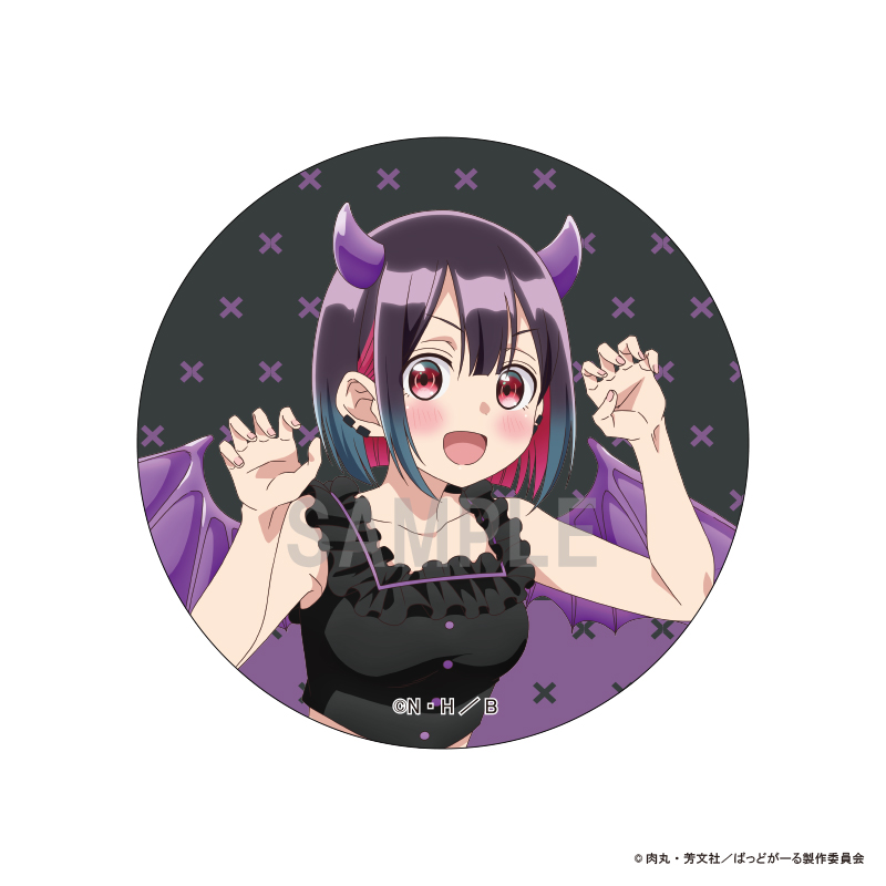 ばっどがーる_缶バッジ 優谷 優 小悪魔ver