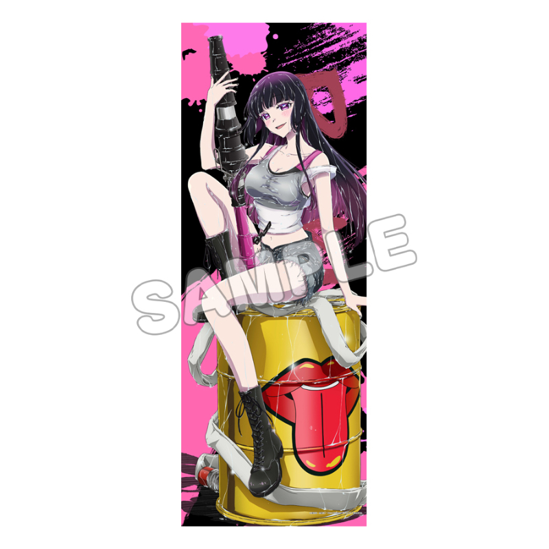 ロックは淑女の嗜みでして_ほぼ等身大タペストリー／黒鉄音羽