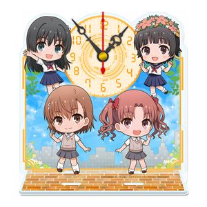とある科学の超電磁砲T_ぷちちょこミニアクリル置時計【A】