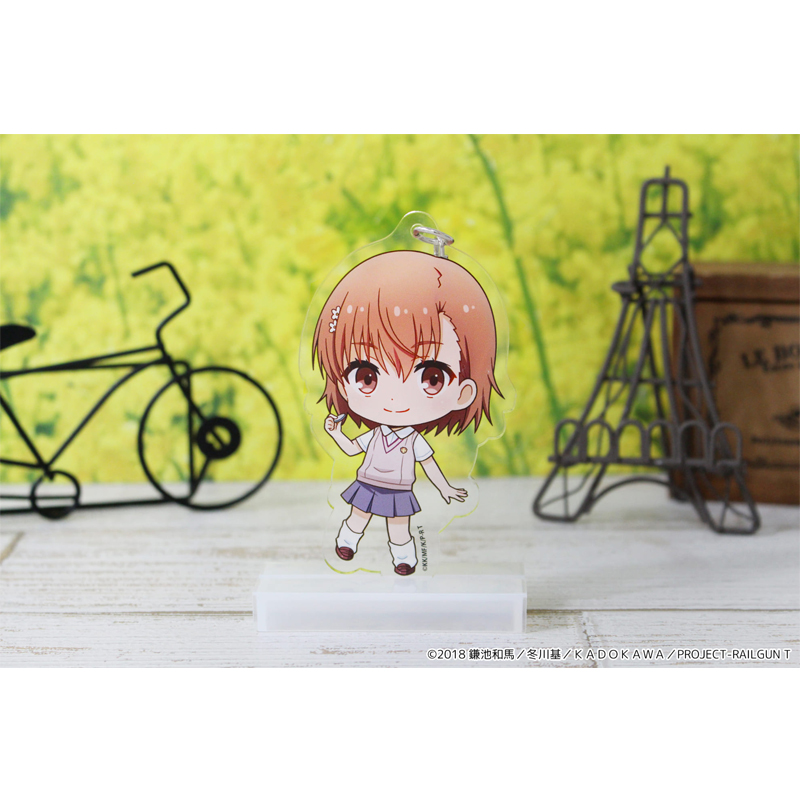 とある科学の超電磁砲T_ぷちちょこアクリルキーホルダー【御坂美琴