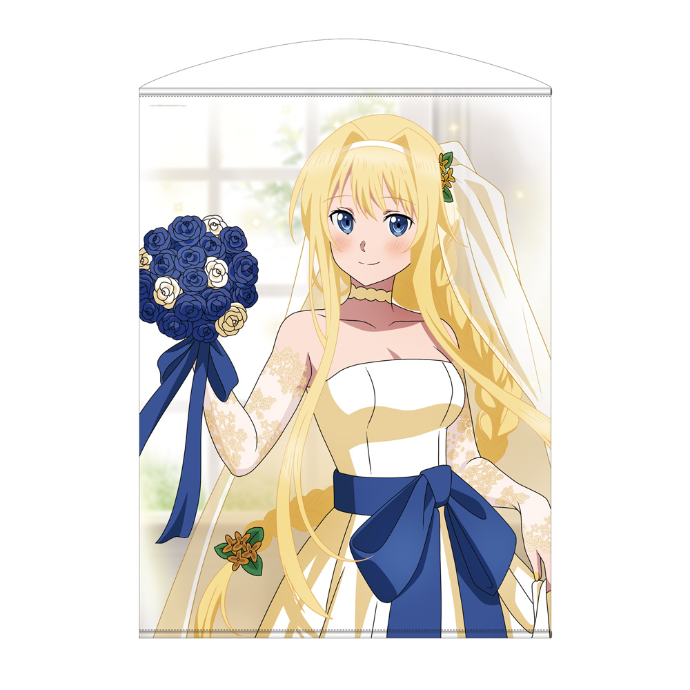 ソードアート・オンライン_描き下ろし アリス 100cmタペストリー ウェディングドレスVer.