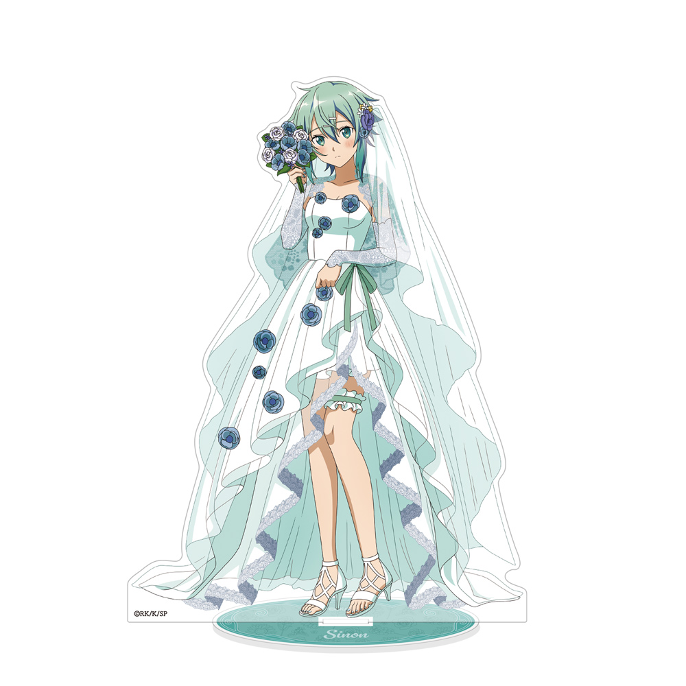 ソードアート・オンライン_描き下ろし シノン アクリルスタンド(大) ウェディングドレスVer.