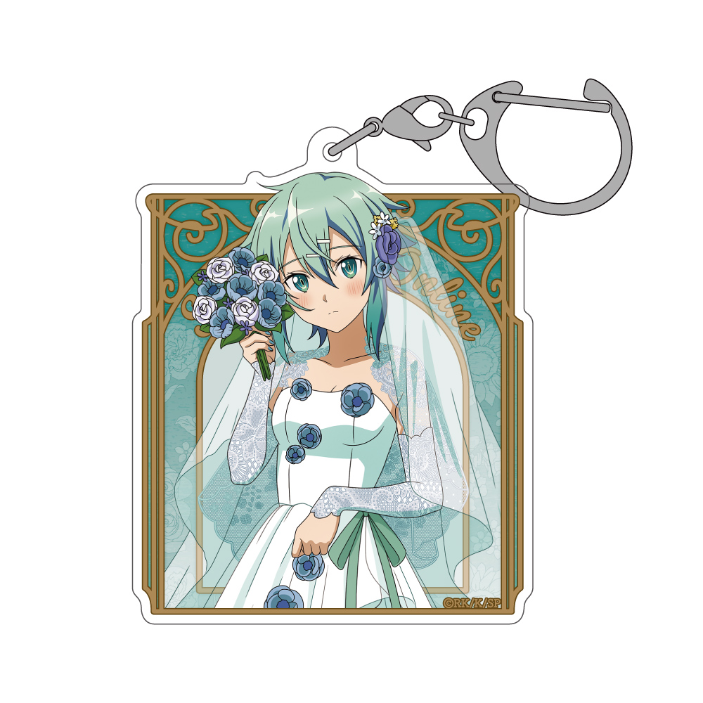 ソードアート・オンライン_描き下ろし シノン アクリルマルチキーホルダー ウェディングドレスVer.