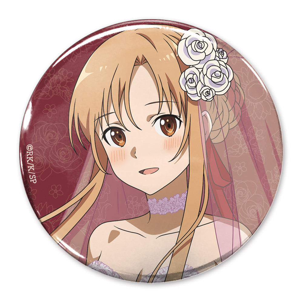 ソードアート・オンライン_描き下ろし アスナ 65mm缶バッジ