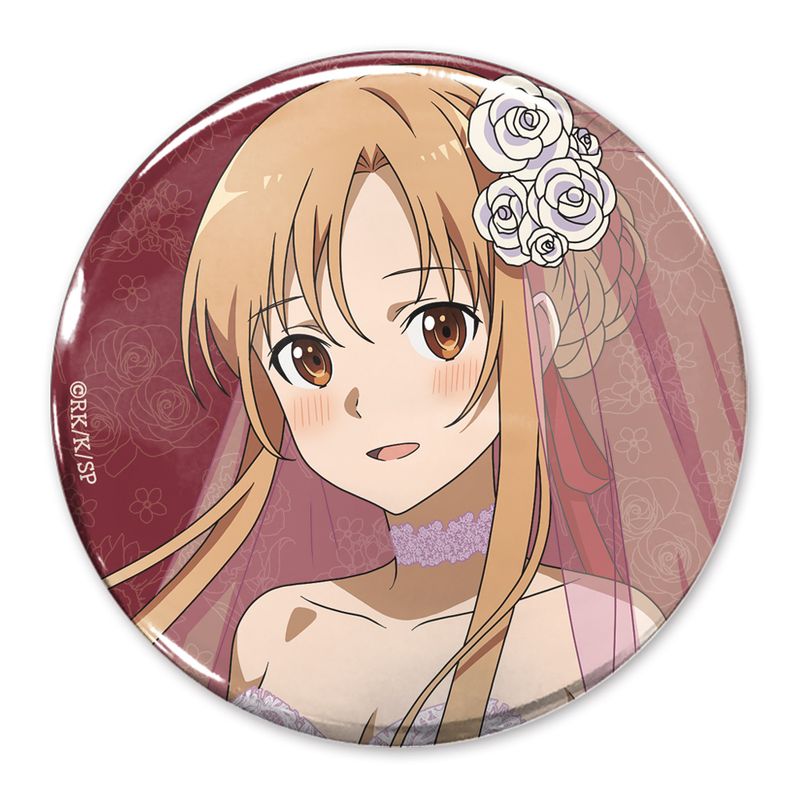 ソードアート・オンライン_描き下ろし アスナ 65mm缶バッジ