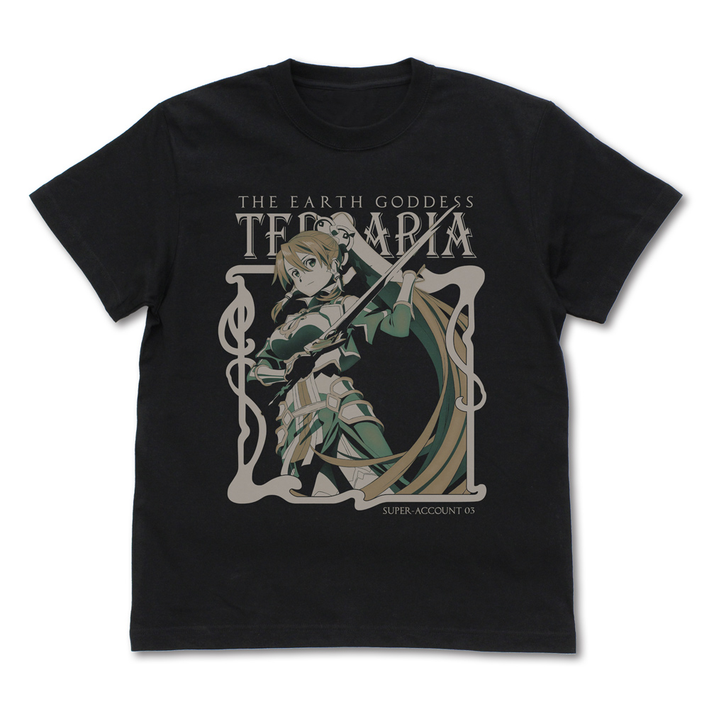 ソードアート・オンライン_Sサイズ_UW《地神テラリア》リーファ Tシャツ/BLACK