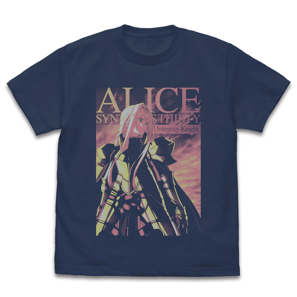 ソードアート・オンライン_Mサイズ_《整合騎士》アリス Tシャツ/SLATE