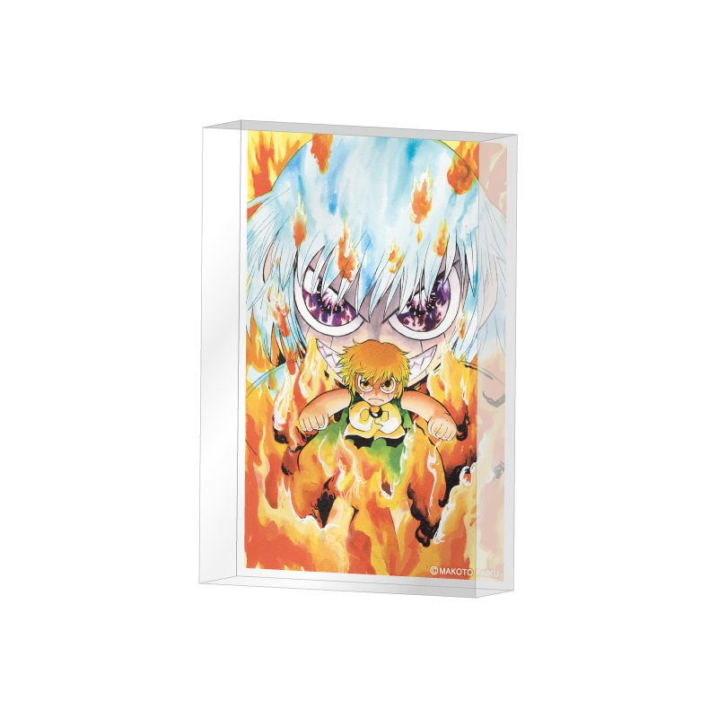 金色のガッシュ!!_ビジュアルアクリルブロック Vol.1 2.ガッシュVSゼオン