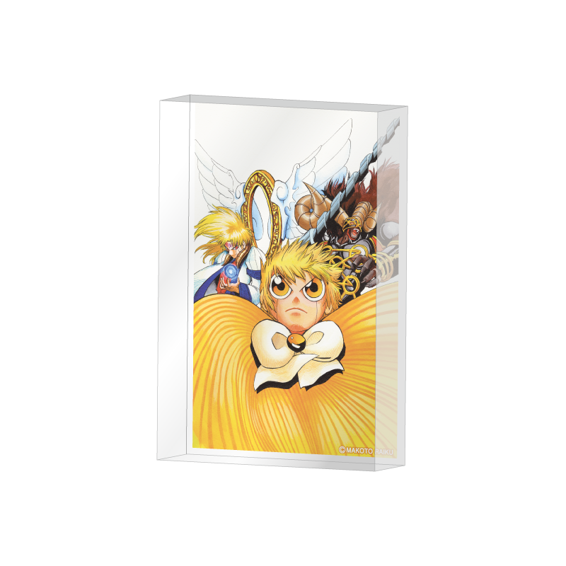 金色のガッシュ!!_ビジュアルアクリルブロック Vol.1 5.ガッシュ&ワイズマン&黒騎士