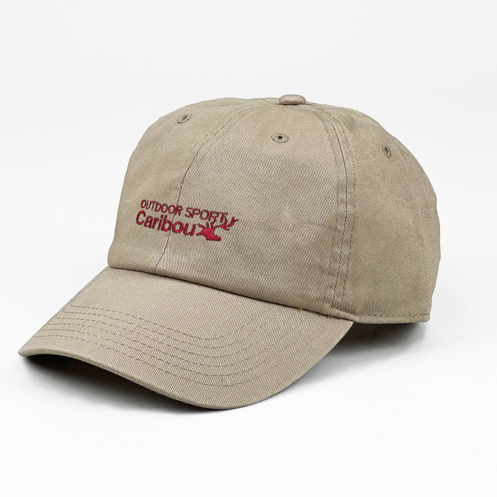 ゆるキャン△ SEASON3_カリブー 刺繍ローキャップ/KHAKI