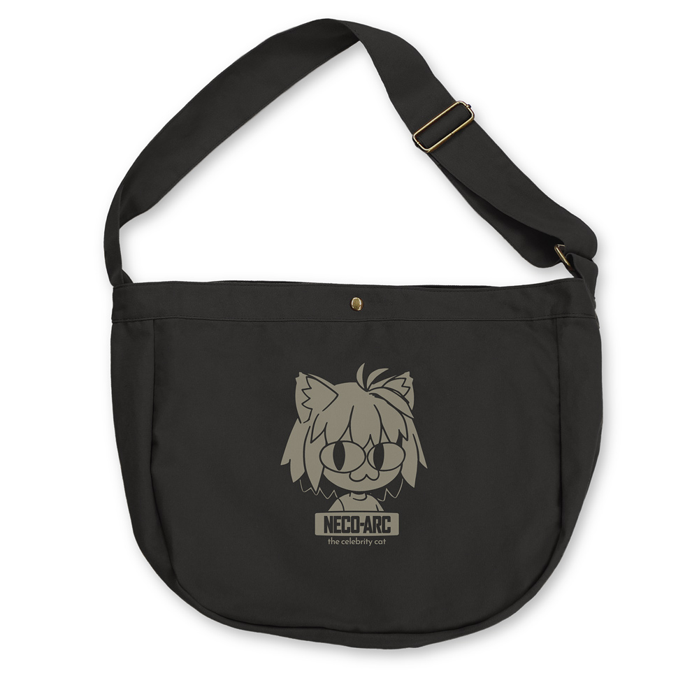 月姫 -A piece of blue glass moon-_ネコアルク ニュースペーパーバッグ/BLACK