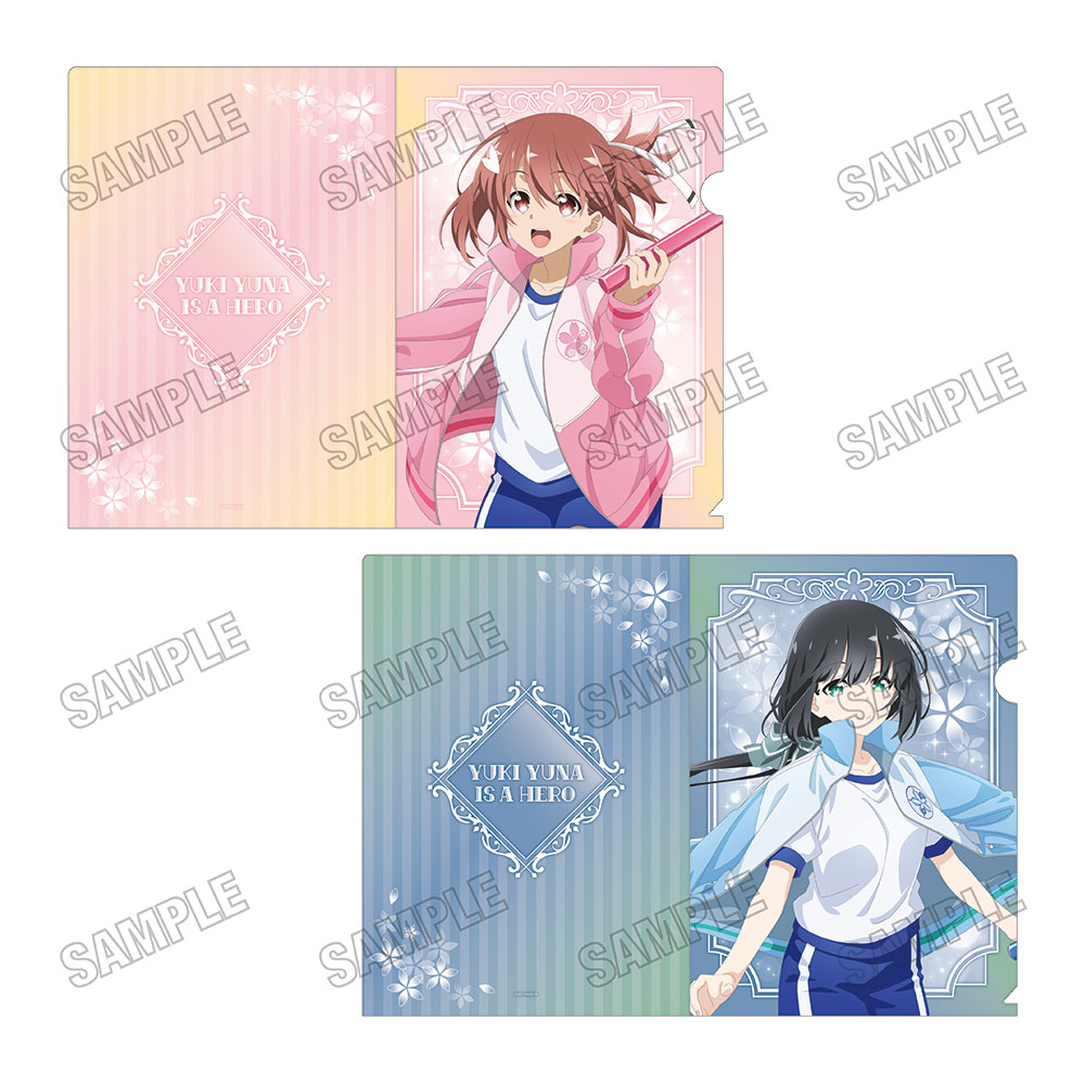 結城友奈は勇者である_描き下ろしクリアファイルセット【勇気のバトン展ver.】【A】