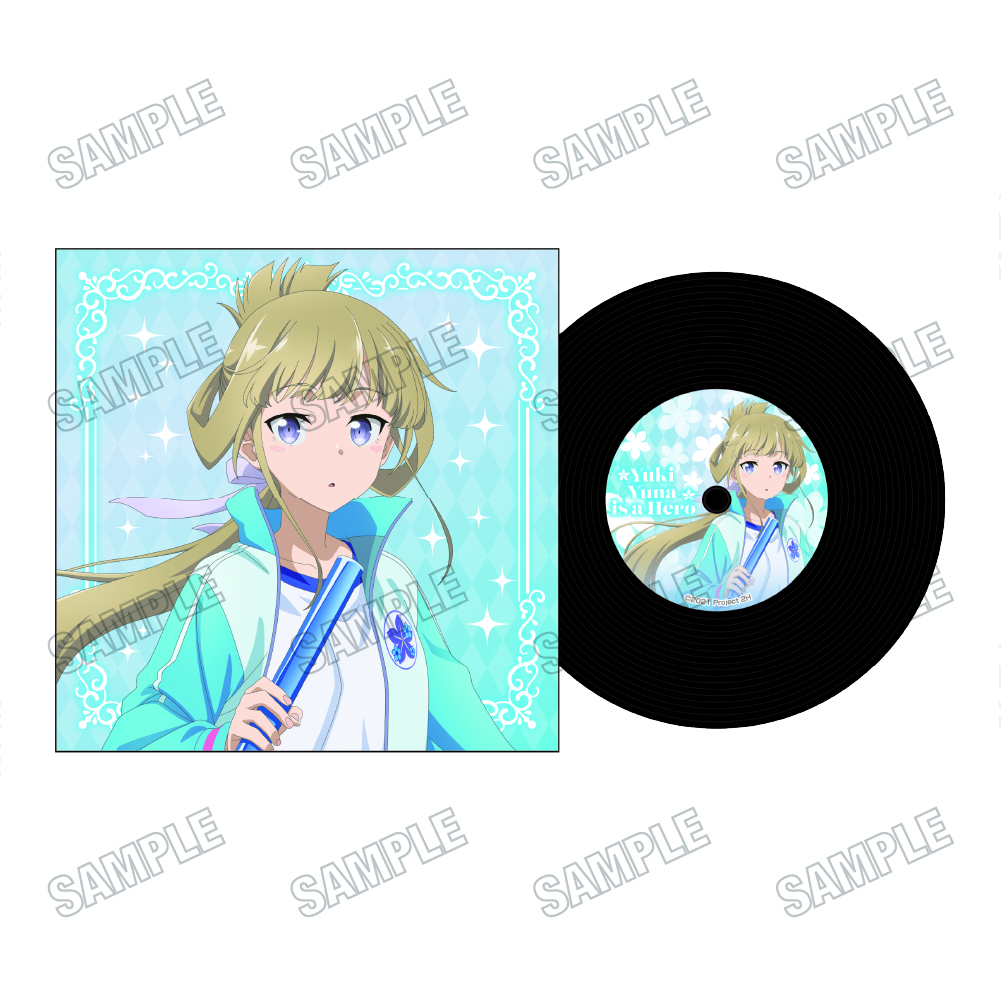 結城友奈は勇者である_描き下ろしレコード風コースター【勇気のバトン展ver.】?乃木若葉