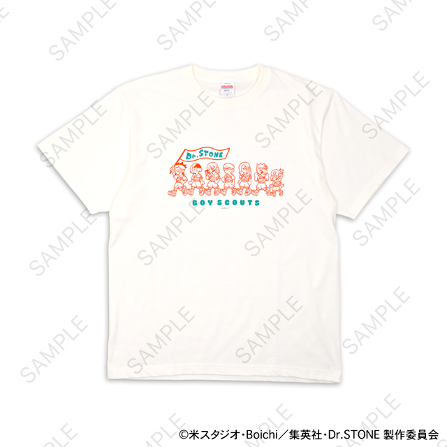 Dr.STONE_水沢石鹸コラボ クルーネックTシャツA