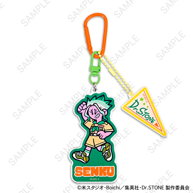Dr.STONE_水沢石鹸コラボ デタッチャブルアクリルキーホルダー