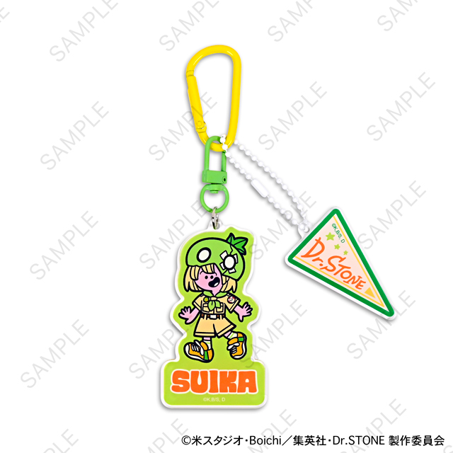 Dr.STONE_水沢石鹸コラボ デタッチャブルアクリルキーホルダー(スイカ)