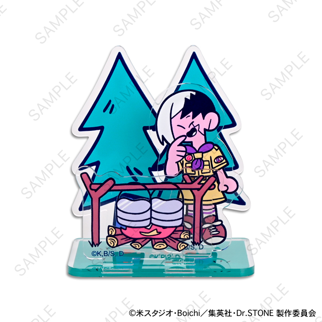 Dr.STONE_水沢石鹸コラボ アクリルスタンド(あさぎりゲン