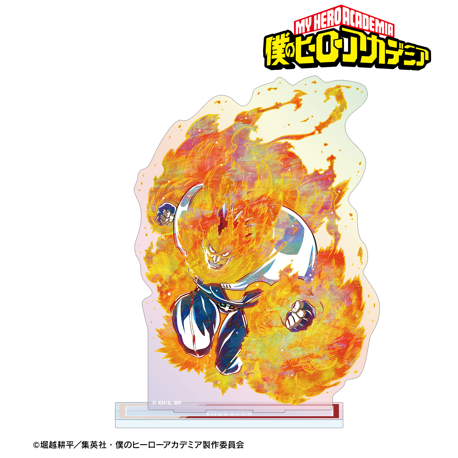 僕のヒーローアカデミア_エンデヴァー Ani-Art 第8弾 オーロラアクリルスタンド