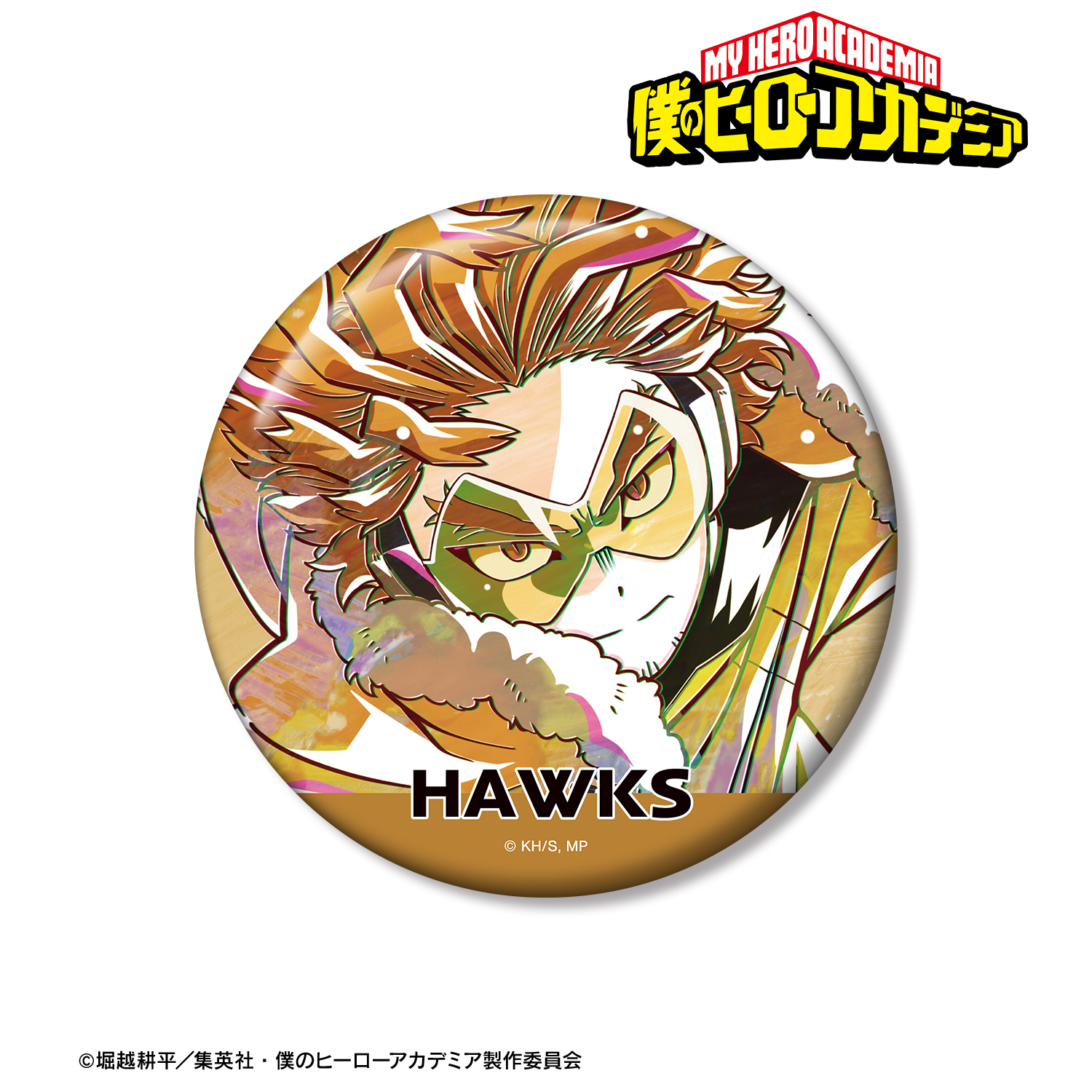僕のヒーローアカデミア_ホークス Ani-Art 第8弾 100mm缶バッジ