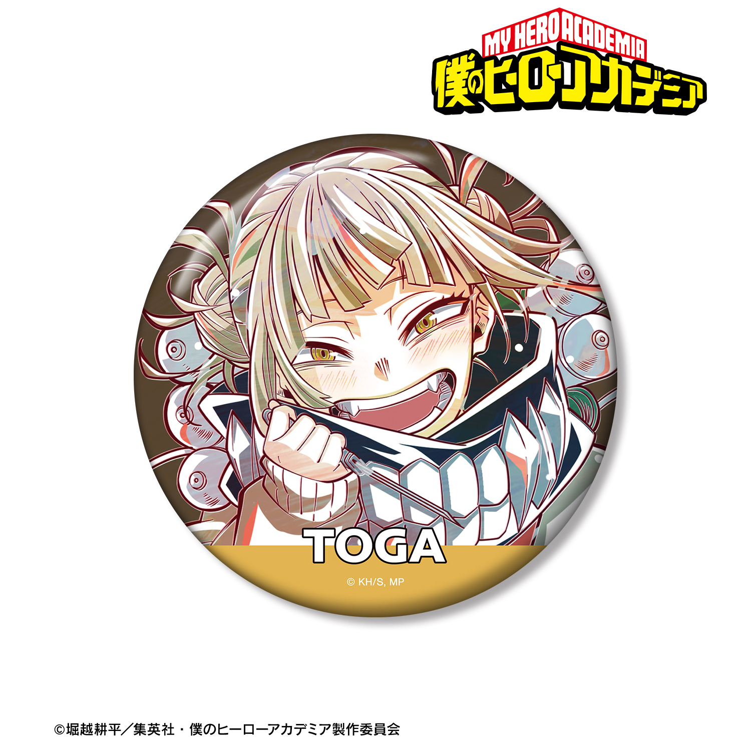 僕のヒーローアカデミア_トガヒミコ Ani-Art 第8弾 100mm缶バッジ