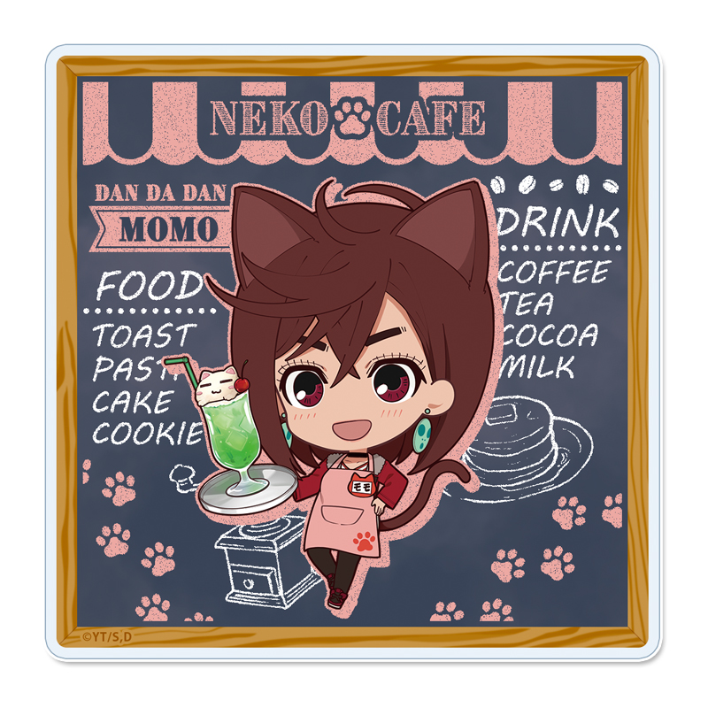 ダンダダン_ぷちちょこ アクリルコースター 【モモ】 猫カフェ