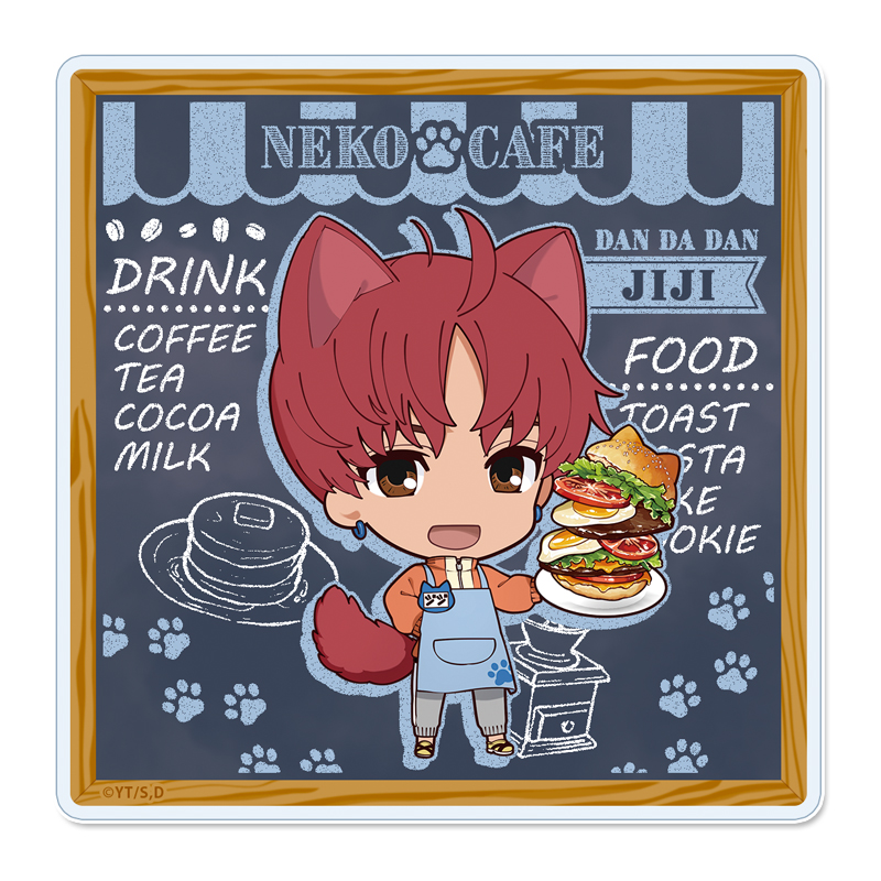 ダンダダン_ぷちちょこ アクリルコースター 【ジジ】 猫カフェ