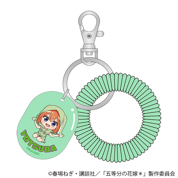 五等分の花嫁＊_ロッカーキー風キーホルダー／中野四葉