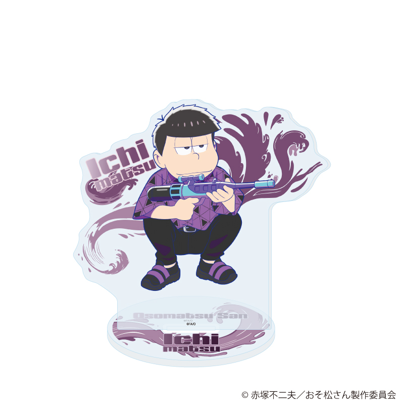 おそ松さん_アクリルスタンド04/一松 ウォーターフェスver.(描き下ろしイラスト)
