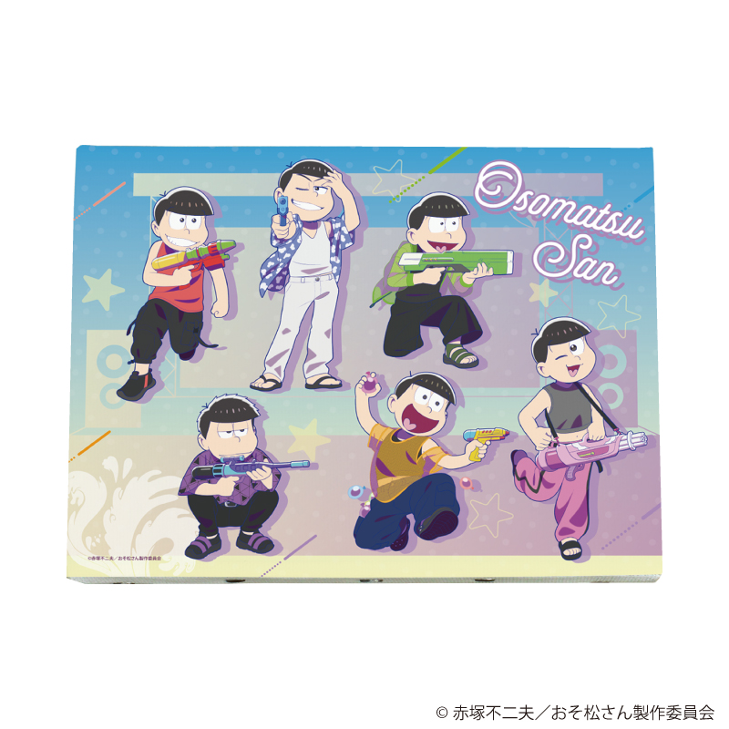 おそ松さん_キャンバスボード01/ウォーターフェスver.(描き下ろしイラスト)