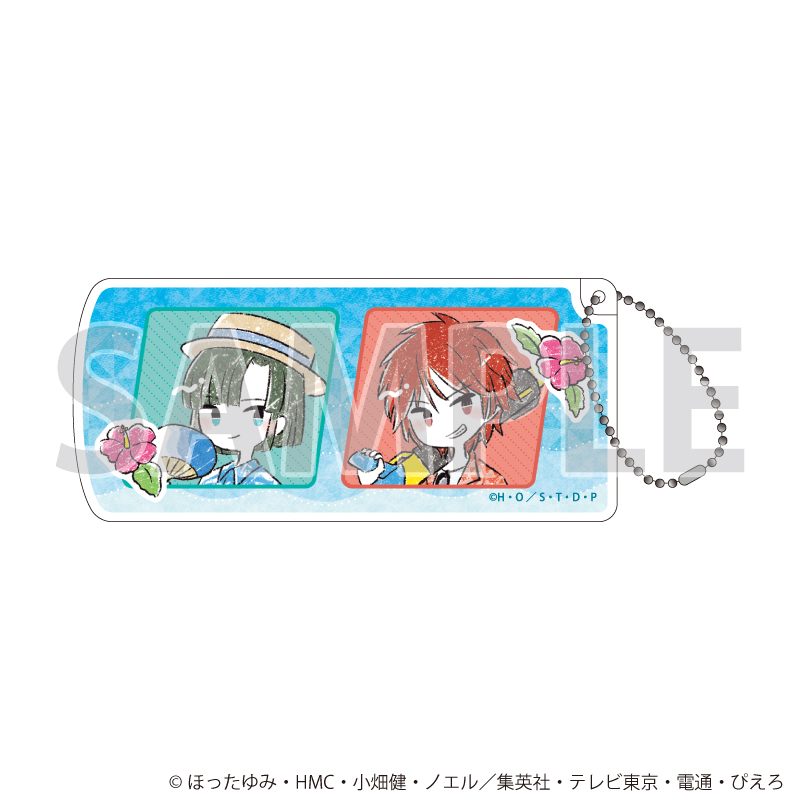 ヒカルの碁_スライド式小物ケース08/塔矢アキラ＆加賀鉄男 海ver.(グラフアートイラスト)