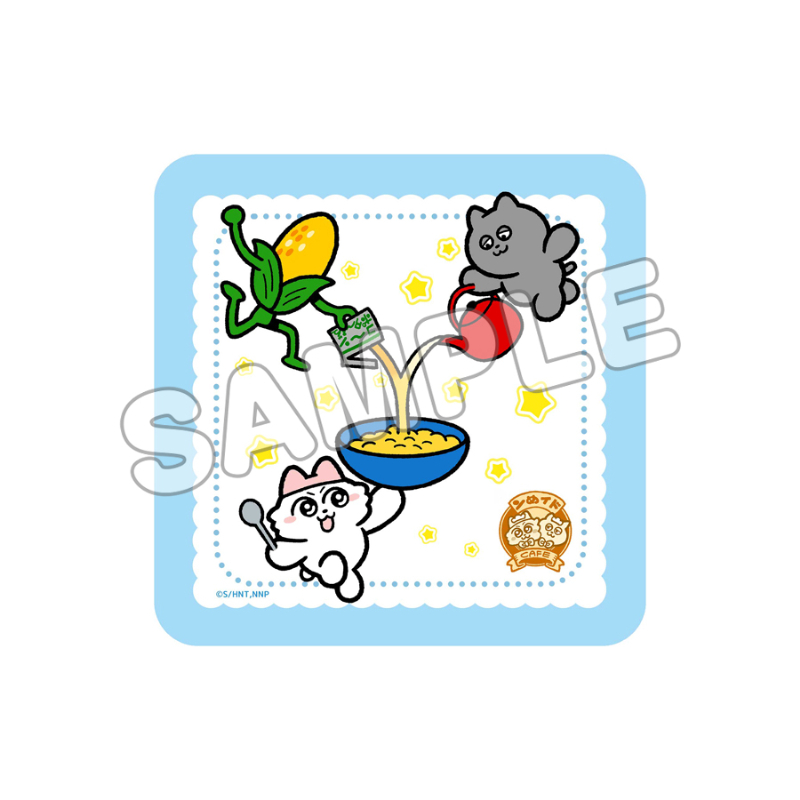 ンめねこ_ミニハンドタオル／コンポタめし	