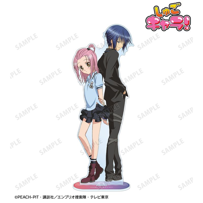しゅごキャラ！_日奈森 あむ＆月詠 イクト 特大アクリルスタンド