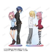 しゅごキャラ　スイパラ　クリアカード　日奈森あむ 月詠イクト 海里 しゅごキャラ！_日奈森 あむ＆月詠 イクト 特大アクリルスタンド