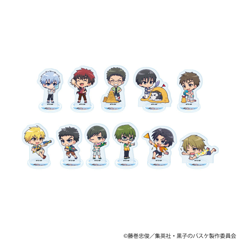 黒子のバスケ_アクリルぷちスタンド24/アロハver. コンプリートセット(全11種)(ミニキャライラスト)【コンプリートセット/11個入り】