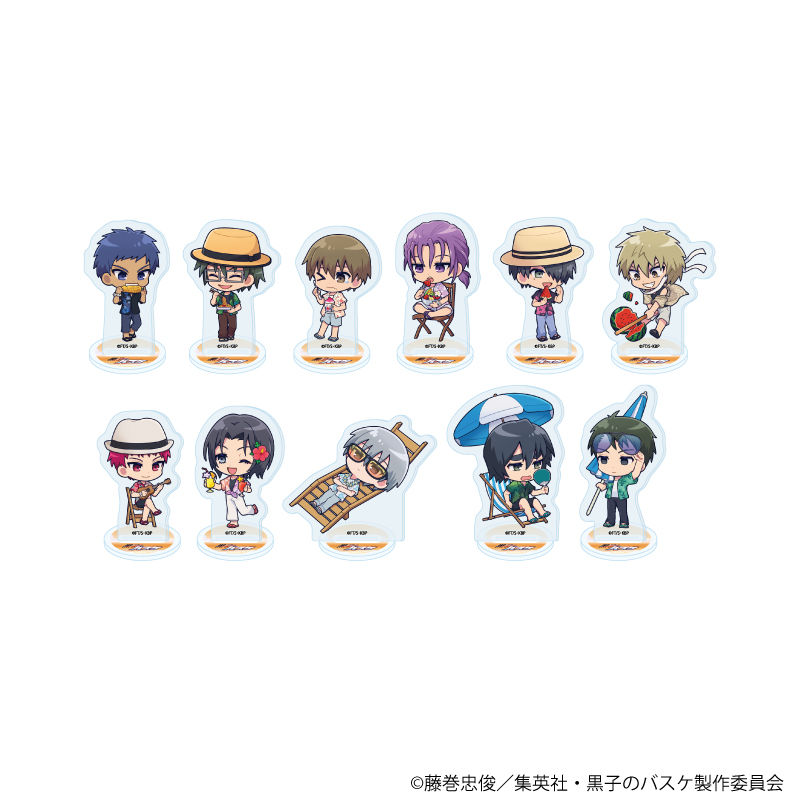 黒子のバスケ_アクリルぷちスタンド25/アロハver. コンプリートセット(全11種)(ミニキャライラスト)【コンプリートセット/11個入り】