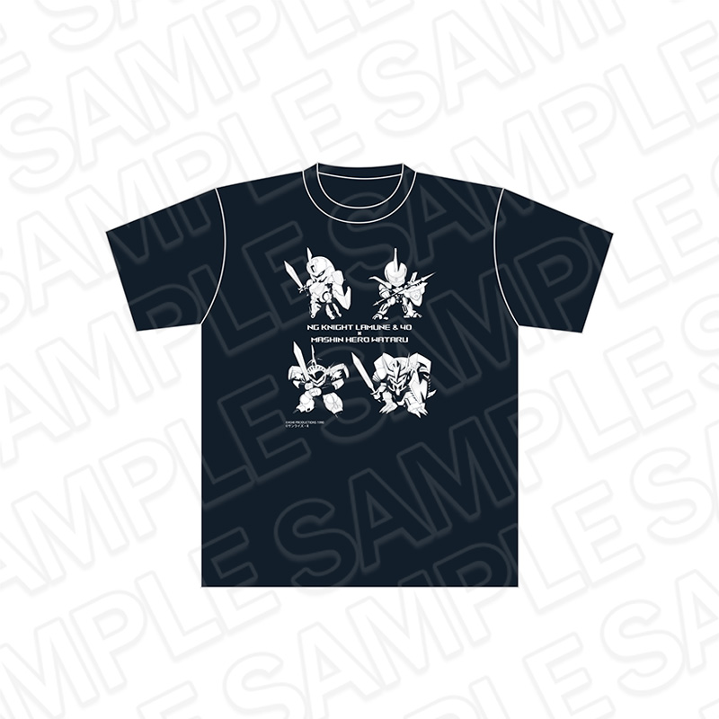 魔神英雄伝ワタル×NG騎士ラムネ&40_XLサイズ_Tシャツ ネイビー