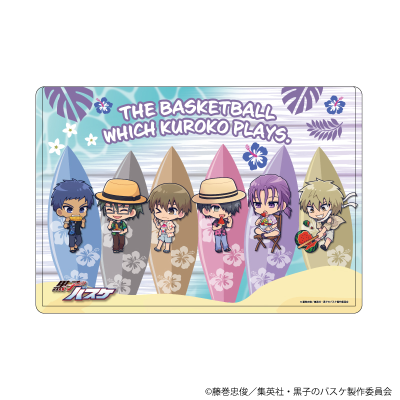 黒子のバスケ_キャラクリアケース39/桐皇学園＆陽泉 アロハver.(ミニキャライラスト)