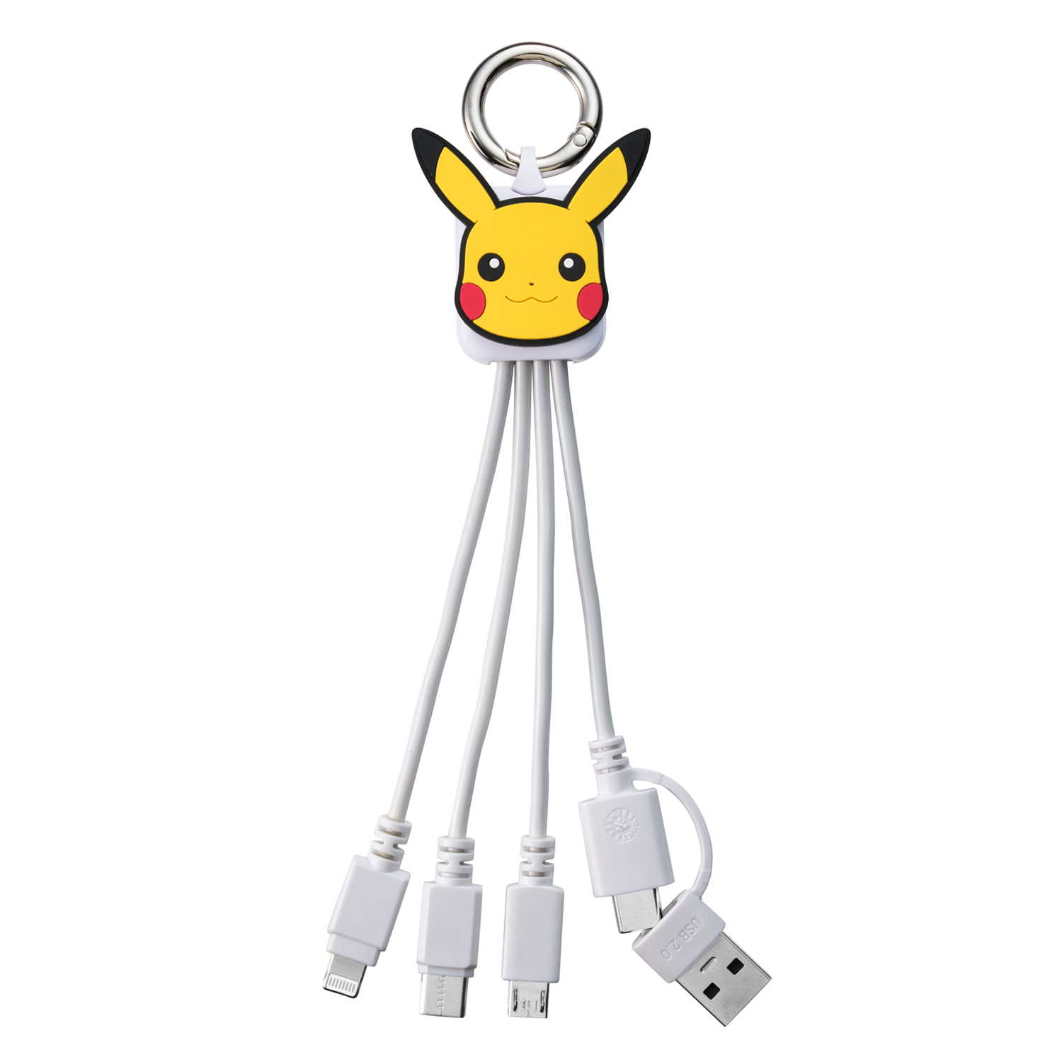 ポケットモンスター_3in2 マルチ充電ケーブル ピカチュウ2