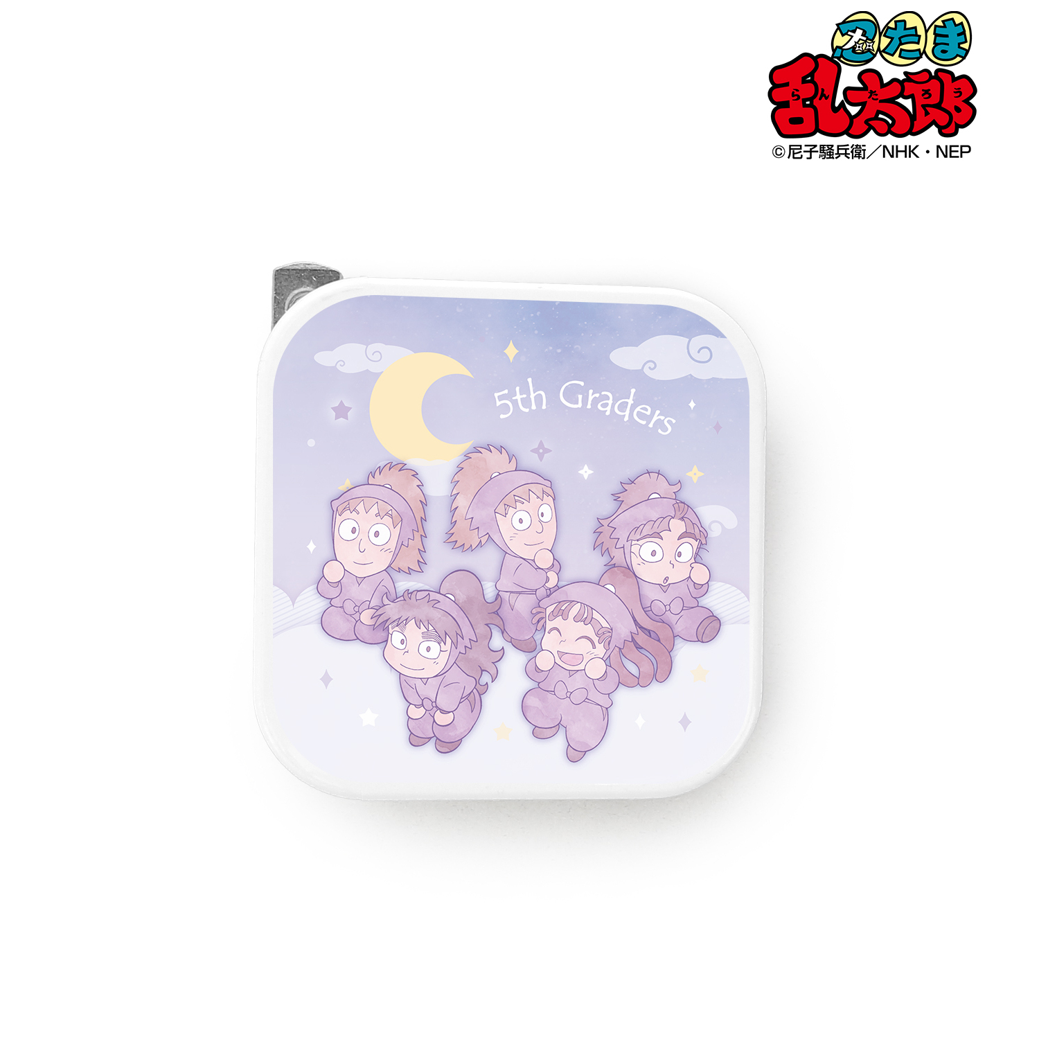 忍たま乱太郎_五年生集合 ar-Unity 星座柄 2ポートUSBアダプター