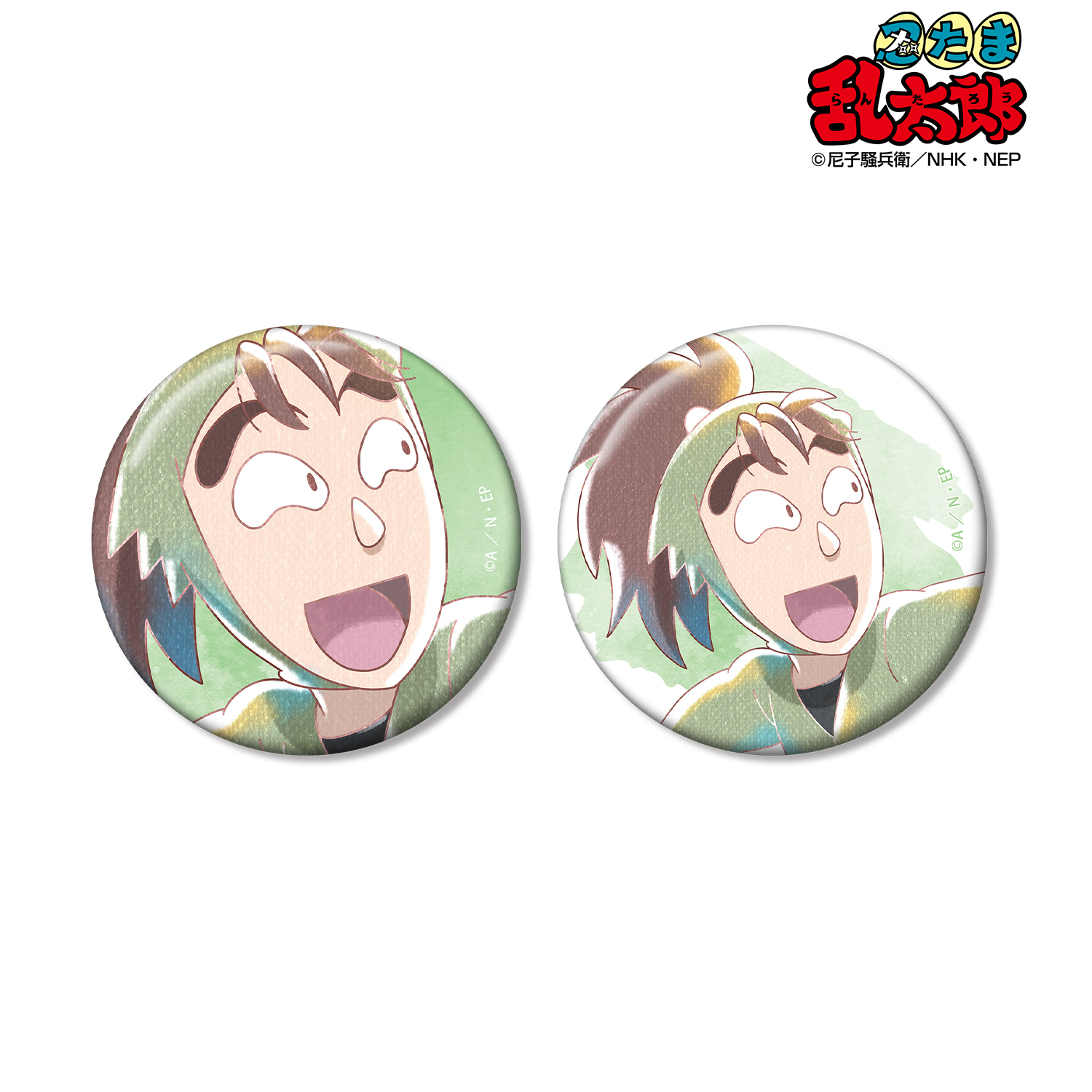 忍たま乱太郎_次屋三之助 Ani-Art aqua label 第2弾 缶バッジ2個セット