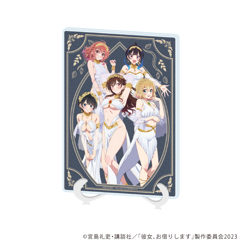 彼女、お借りします_(A5サイズ)_アクリルアートボード03/女神ver.(描き下ろしイラスト)