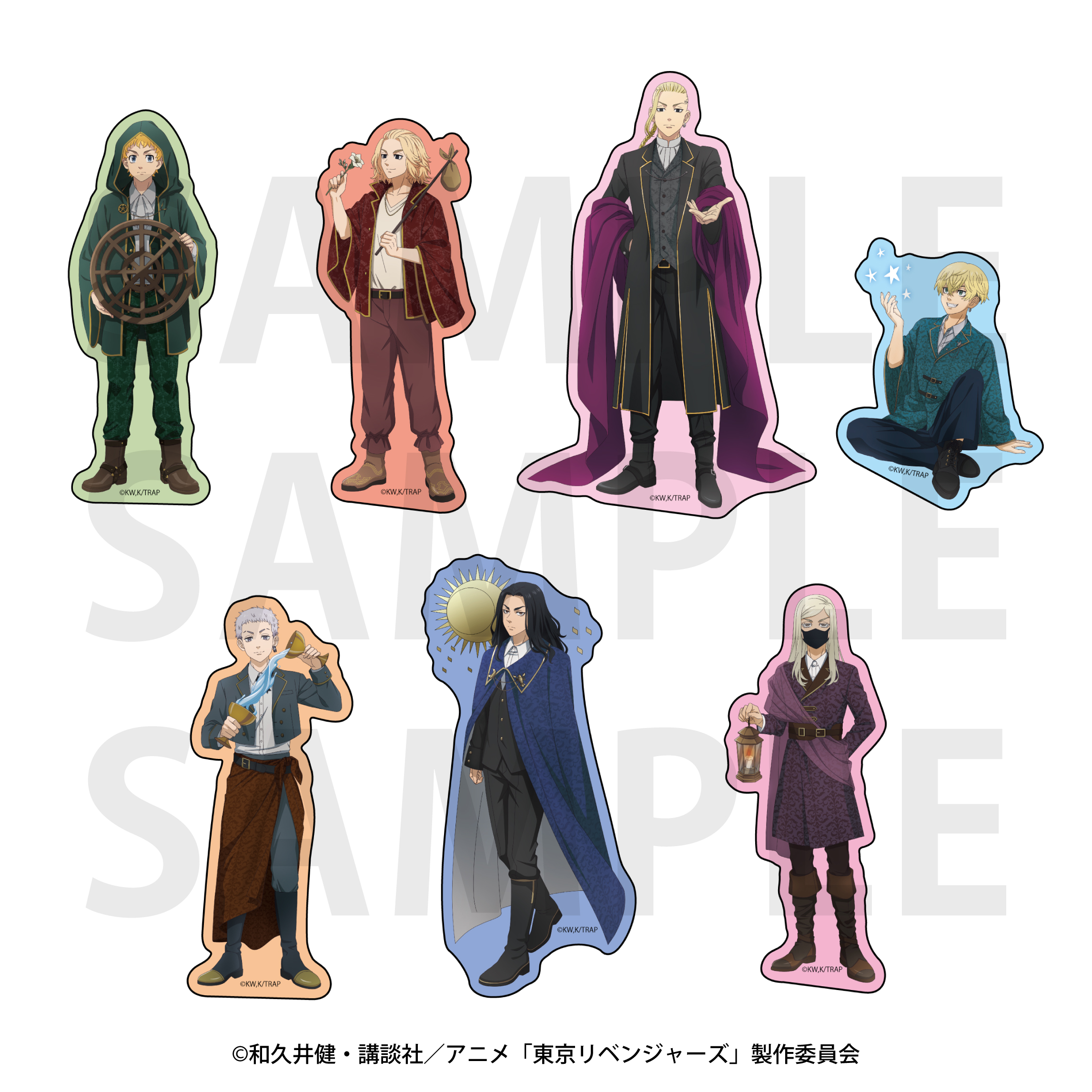 東京リベンジャーズ_～アルカナ Collection～ ダイカットステッカーセット