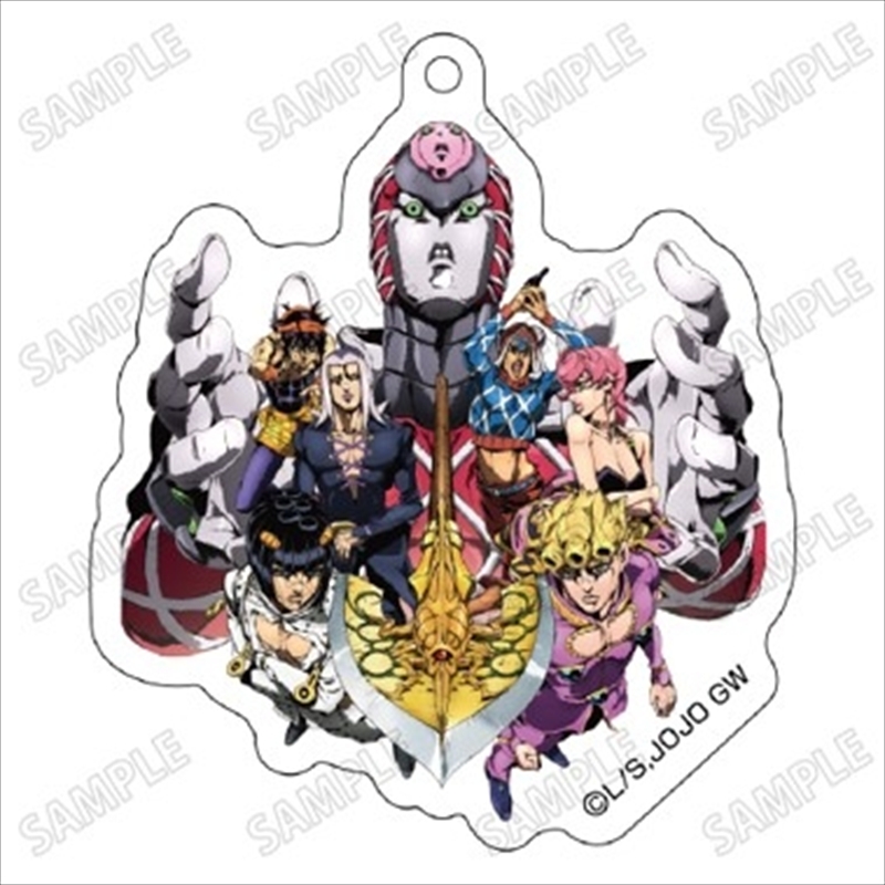 ジョジョの奇妙な冒険　JOJO 中国限定◎黄金の風　・キャラキーホルダー　全種 ジョジョの奇妙な冒険 黄金の風_アクリルキーホルダー【RE】A